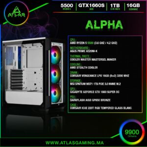 Alpha - ATLAS GAMING - PC Gamer Atlas Gaming Maroc - PC Gamer Maroc - Workstation Maroc
