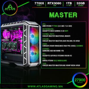 Master - ATLAS GAMING - PC Gamer Atlas Gaming Maroc - PC Gamer Maroc - Workstation Maroc