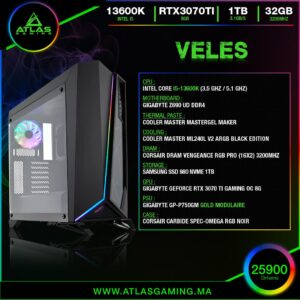 Veles - ATLAS GAMING - PC Gamer Atlas Gaming Maroc - PC Gamer Maroc - Workstation Maroc