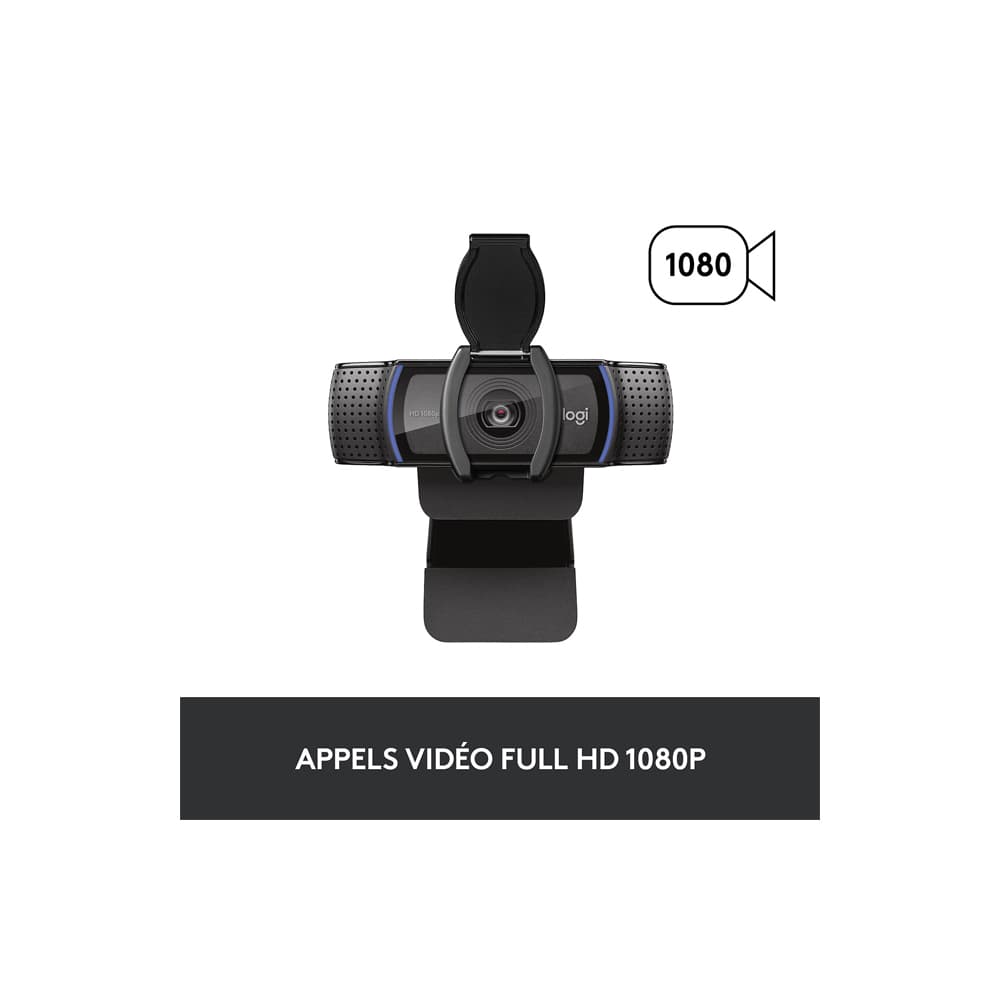 webcam HD 1080P avec obturateur de confidentialité et microphone caméra  d'ordinateur USB à grand écran pour PC Mac Ordinateur portable de bureau  Appel vidéo Enregistrement de conférence