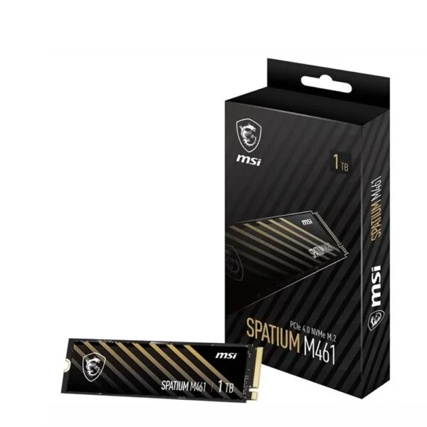 MSI SPATIUM M461 1TB PCIe 4.0 NVMe M.2 - ATLAS GAMING - Stockage|Stockage 1 TB MSI Maroc - PC Gamer Maroc - Workstation Maroc
