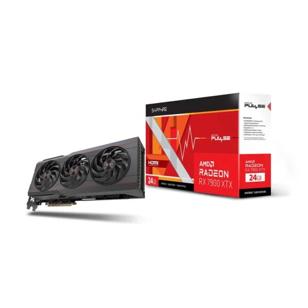 Sapphire PULSE AMD Radeon RX 7900 XTX 24GB - ATLAS GAMING - AMD Radeon|Cartes Graphiques|Cartes Graphiques 24GB Sapphire Maroc - PC Gamer Maroc - Workstation Maroc