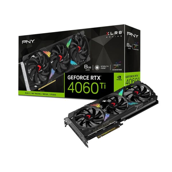 Atlas Gaming PNY GeForce RTX 4060 Ti 8GB VERTO EPIC-X RGB Triple Fan A