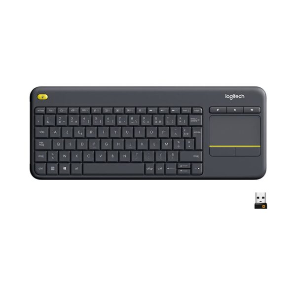 Logitech Wireless Touch Keyboard K400 Plus Noir