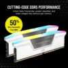 Corsair Vengeance RGB DDR5 32 Go (2 x 16 Go) 6000 Mhz Blanc – Image 3
