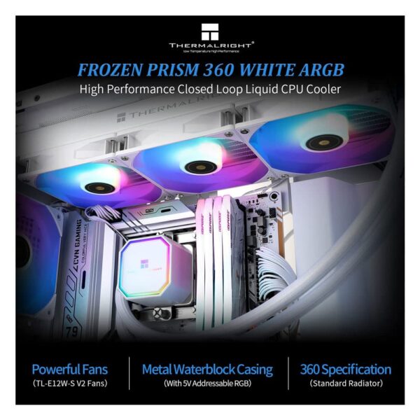 Atlas Gaming Thermlaright Frozen Prism 360 White B