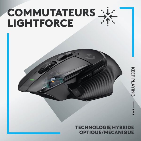 Atlas Gaming Logitech G G502X Lightspeed Noir B