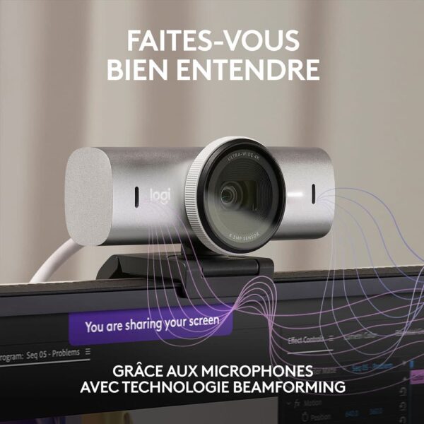 Logitech MX BRIO Gris Pâle – Image 3