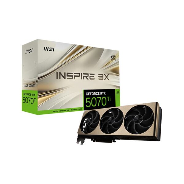 MSI GeForce RTX 5070 Ti 16G INSPIRE 3X OC PLUS