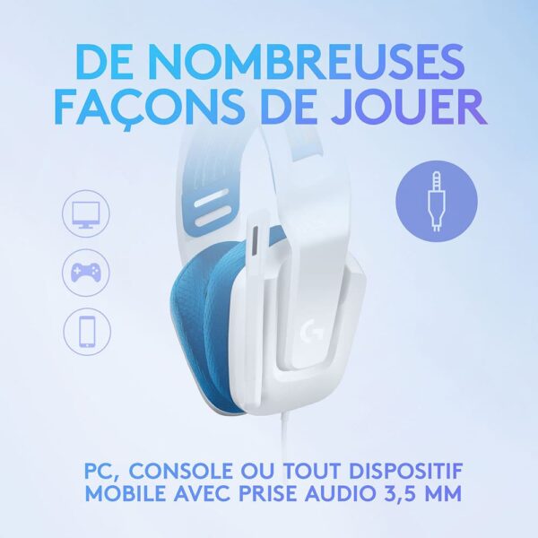 Logitech G G335 Blanc – Image 3