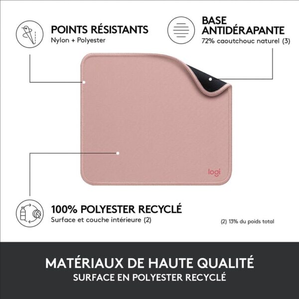 Logitech Mouse Pad Studio Series Rose – Image 3